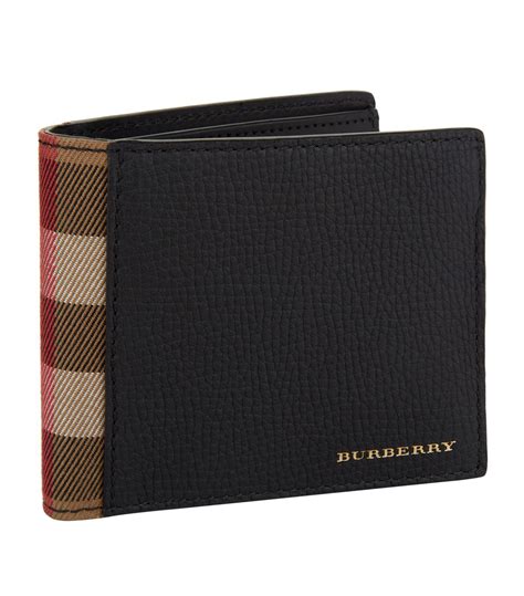 burberry bifold wallet black|Burberry wallet men's vintage.